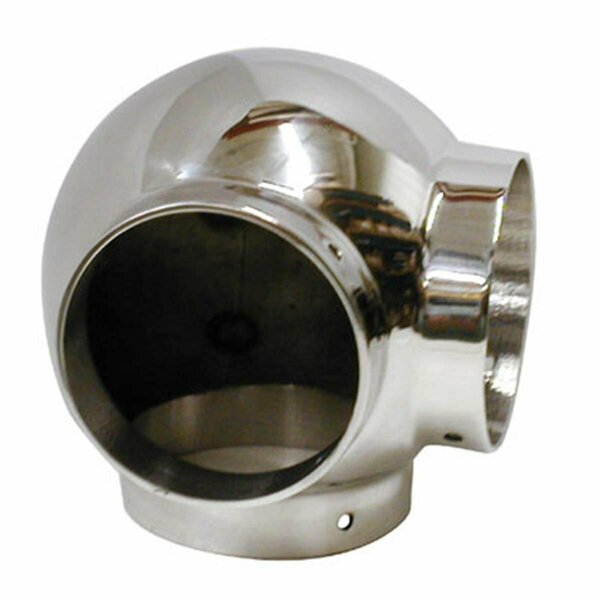 Tool Time 2 In. Ball Elbow With Side Outlet - Polished Stainless Steel TO1075634